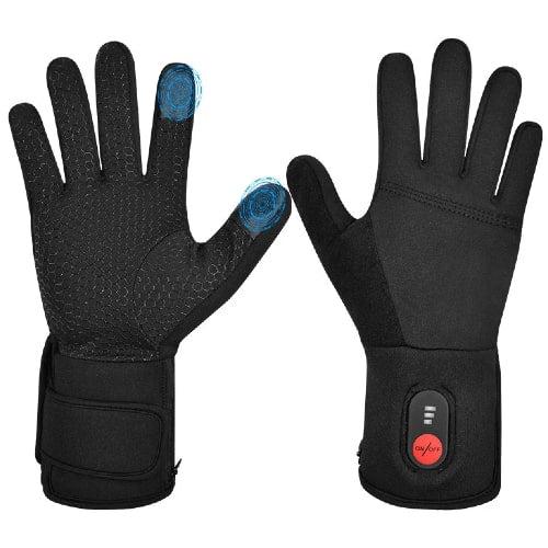 Gants Chauffants Fins Noirs