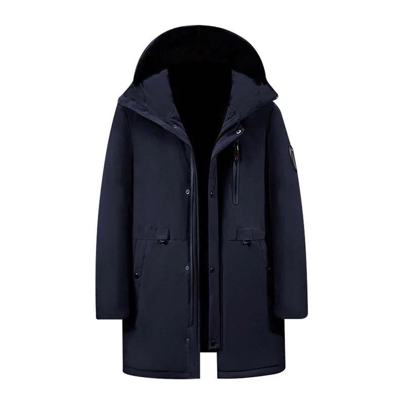 Manteau Chauffant Homme Mi-Long