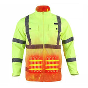 Veste Chauffante Fluo Réflechissante